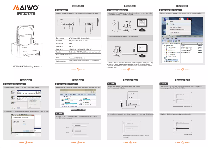 Página 1 del manual Manual de usuario Deltaco K3082CR