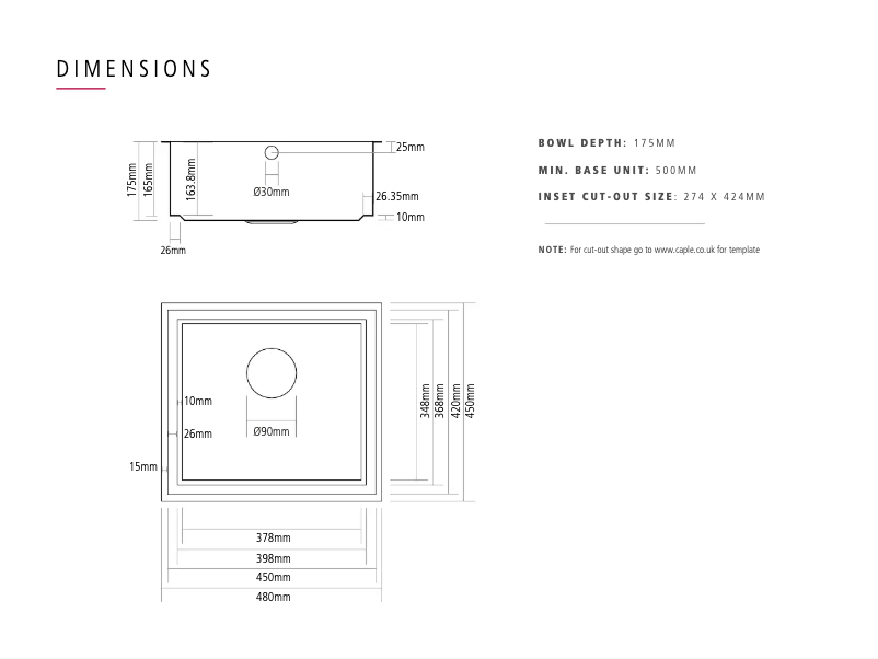 Page n°1 - Instructions / montage Caple SASO45/26