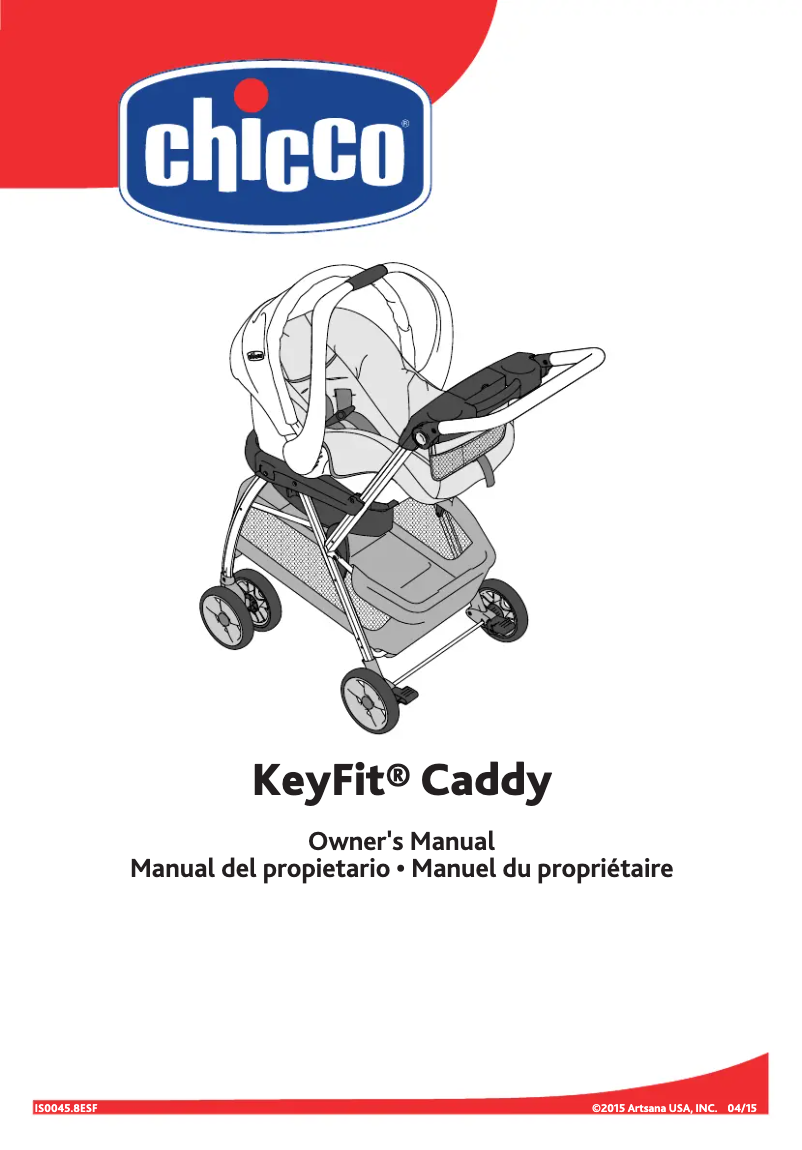Page n°1 - Manuel utilisateur Chicco KeyFit Caddy