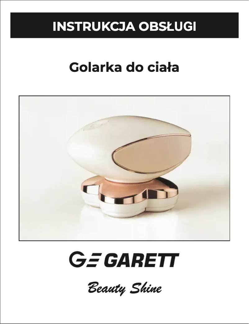 Image de la première page du manuel de l'appareil Beauty Shine