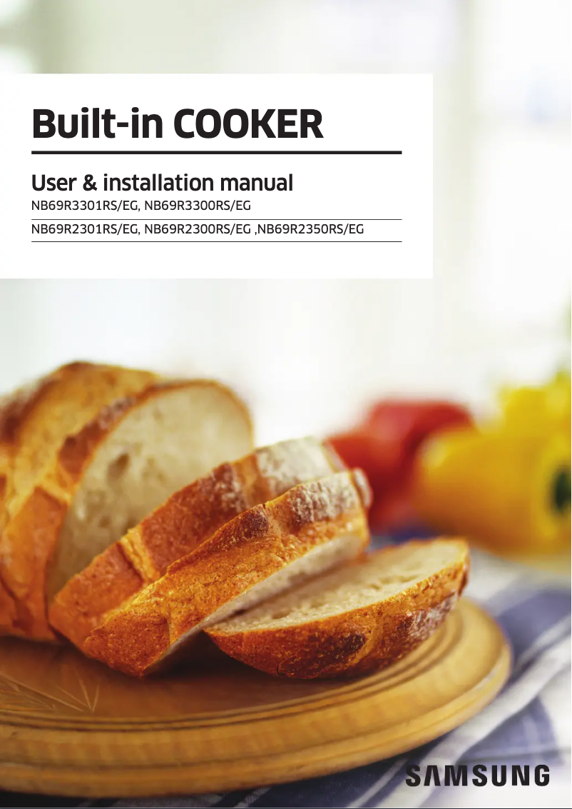 Image de la première page du manuel de l'appareil NB69R2300RS