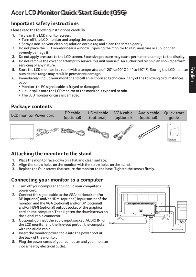 Imagen de la primera página del manual del dispositivo EB550K