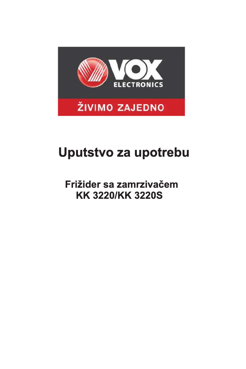 Image de la première page du manuel de l'appareil KK3220