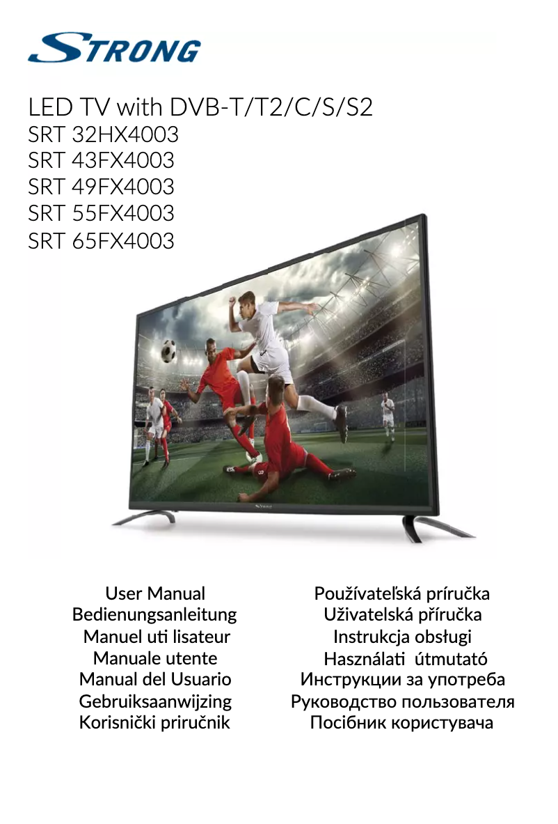 Page n°1 - Manuel utilisateur Strong SRT 32HX4003