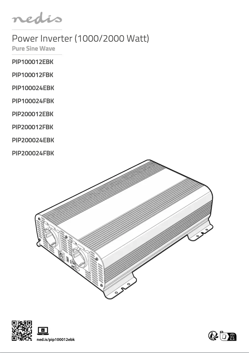 Image de la première page du manuel de l'appareil PIP100012FBK