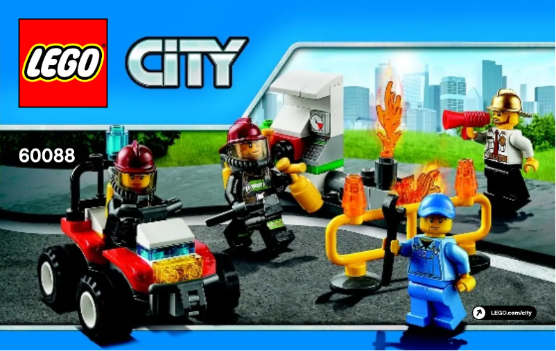 Page 1 de la notice Manuel utilisateur Lego City 60088