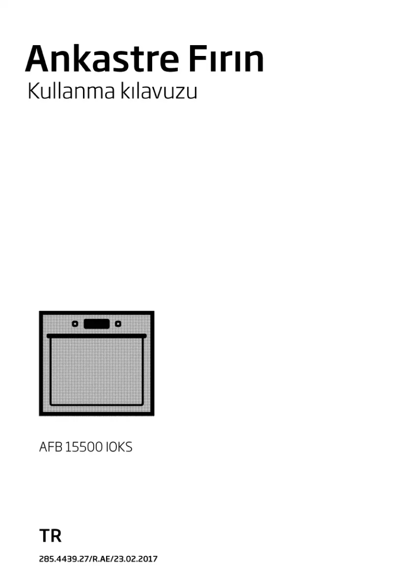 Page 1 de la notice Manuel utilisateur Beko AFB 15500 IOKS