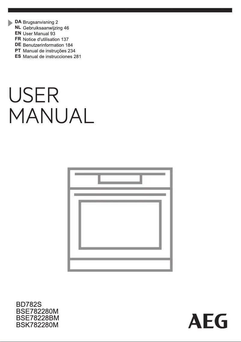 Página 1 del manual Manual de usuario AEG BSE78228BM