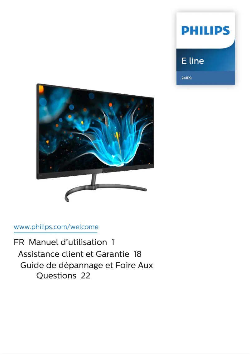 First page image of the manual for 241E9