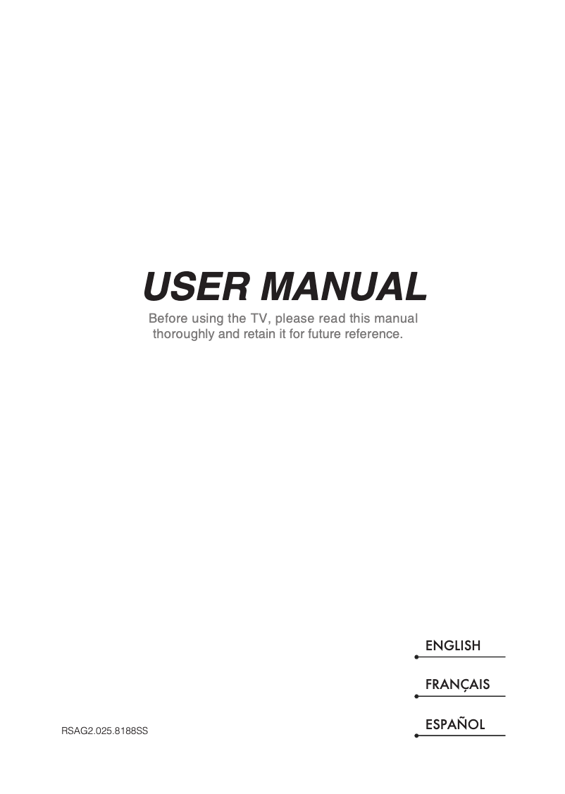 Image de la première page du manuel de l'appareil 32V35MU