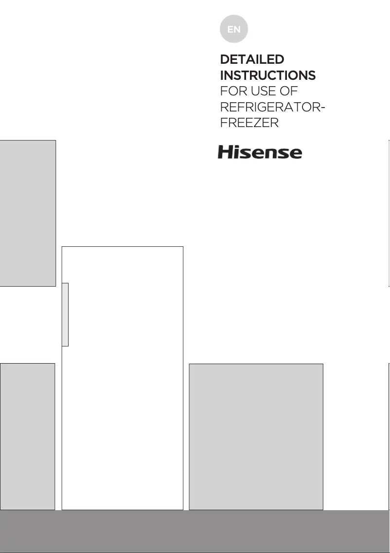 Page 1 de la notice Manuel utilisateur Hisense RR330D4OB2UK