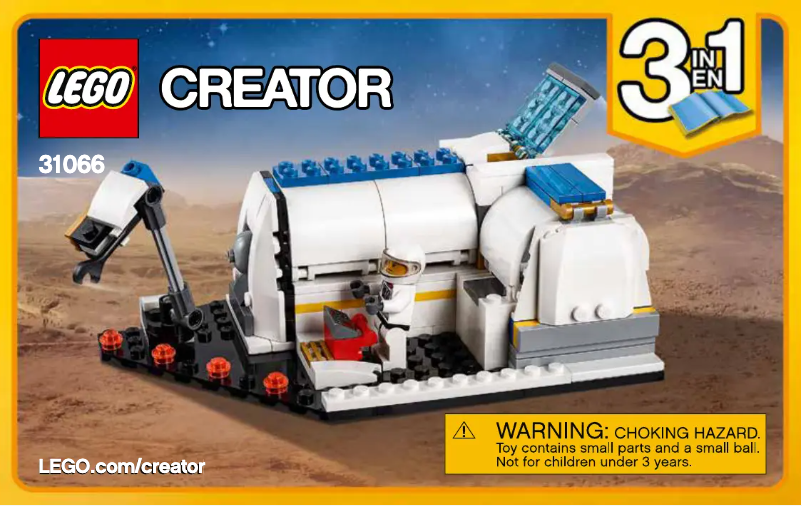Page n°1 - Consignes visuelles Lego Creator 31066
