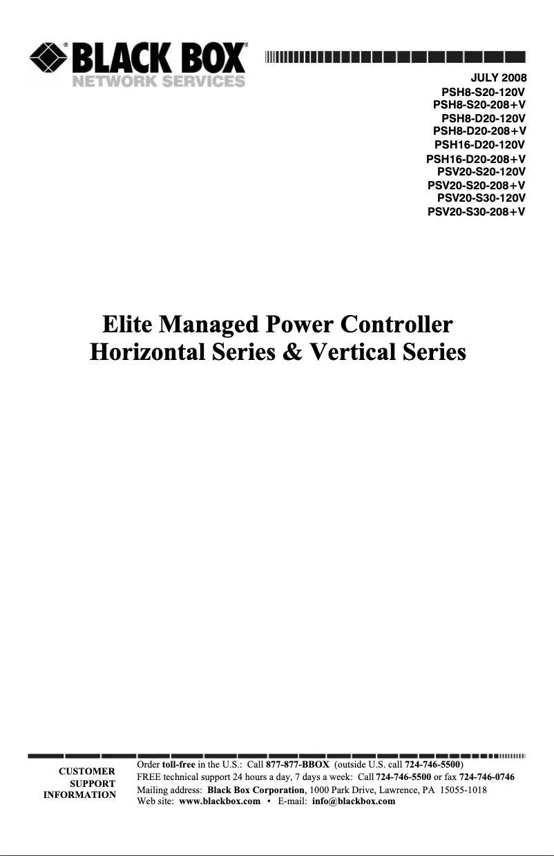 Image de la première page du manuel de l'appareil MPSH16-D20-120V