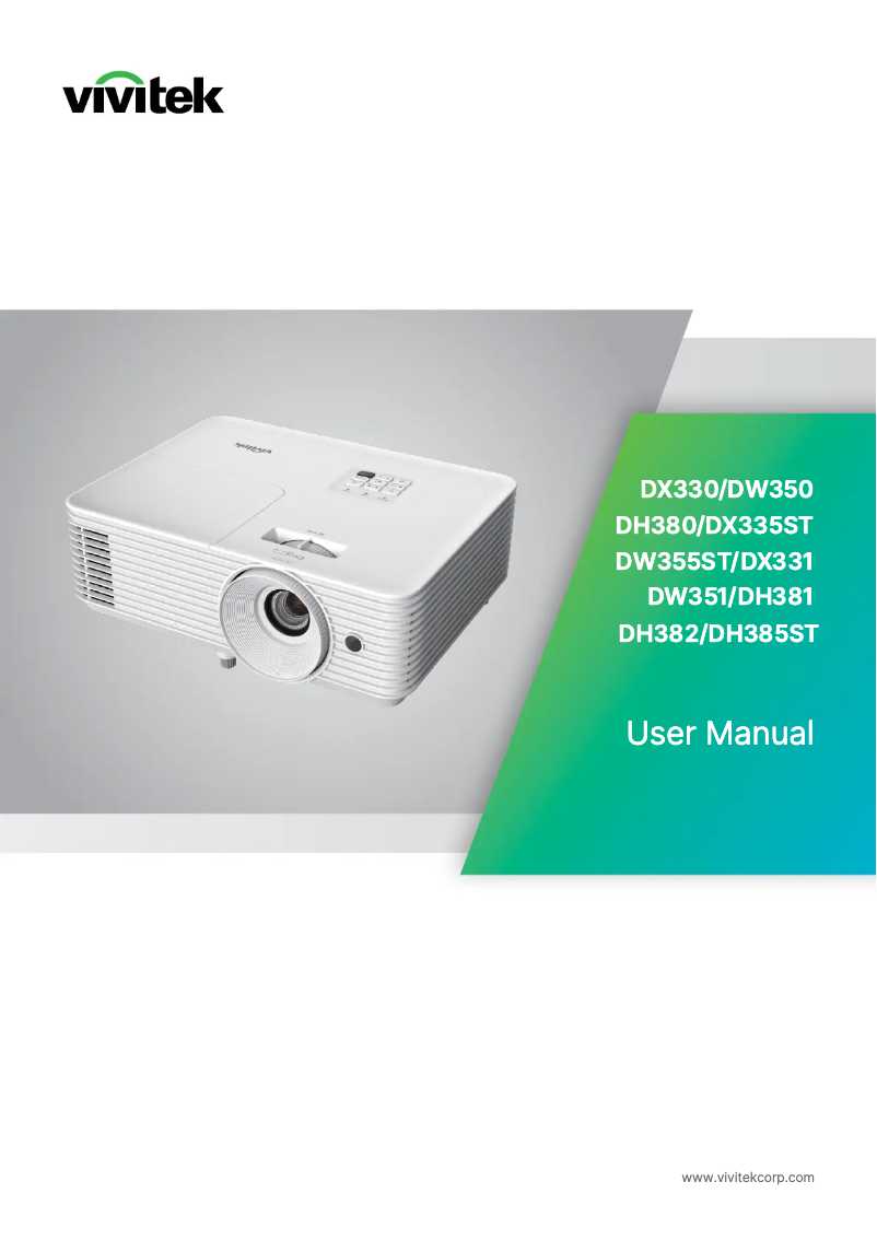 Image de la première page du manuel de l'appareil DH380