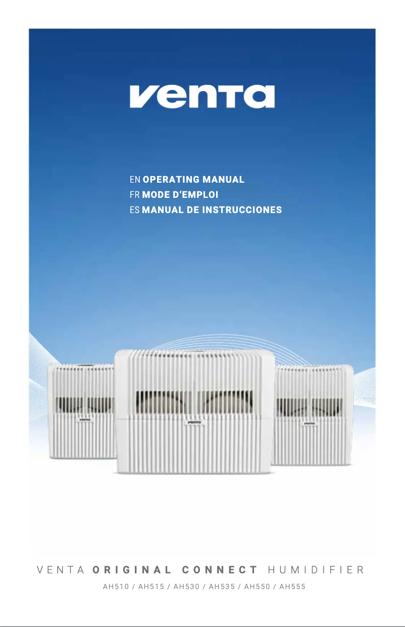 Page n°1 - Manuel utilisateur Venta AH535