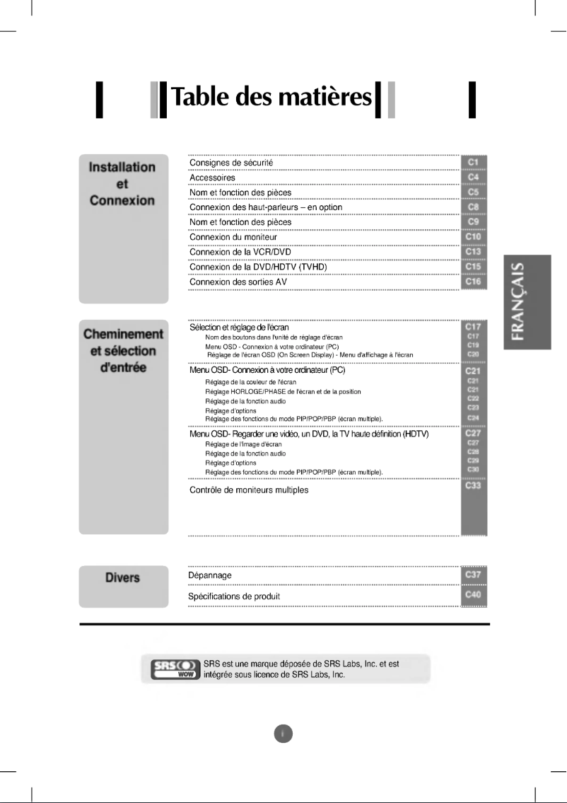 Imagen de la primera página del manual del dispositivo L4200A
