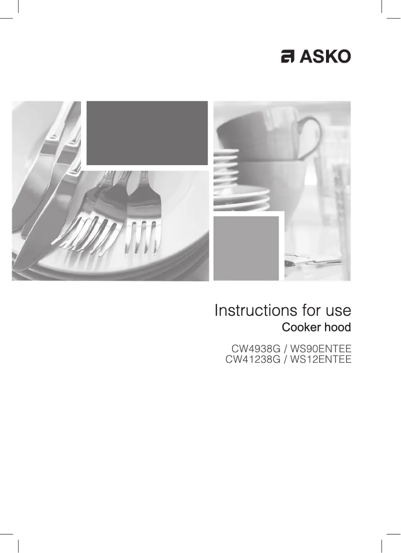Page n°1 - Manuel utilisateur Asko CW41238G