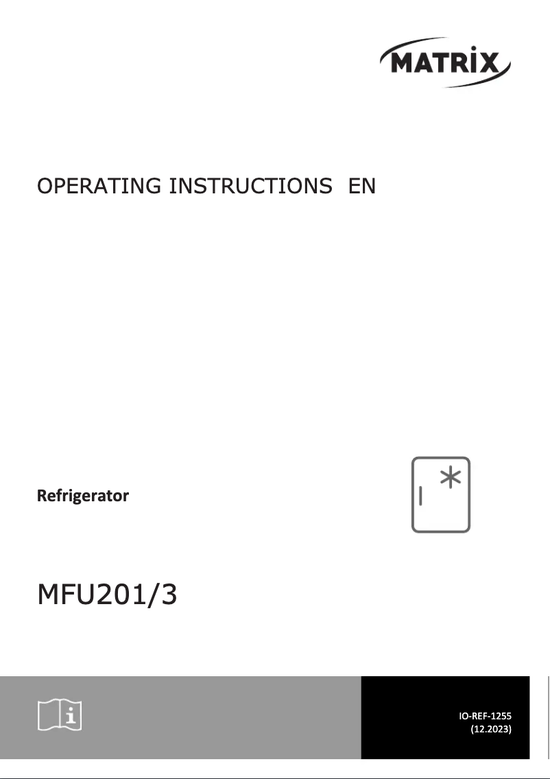 Image de la première page du manuel de l'appareil MFU201