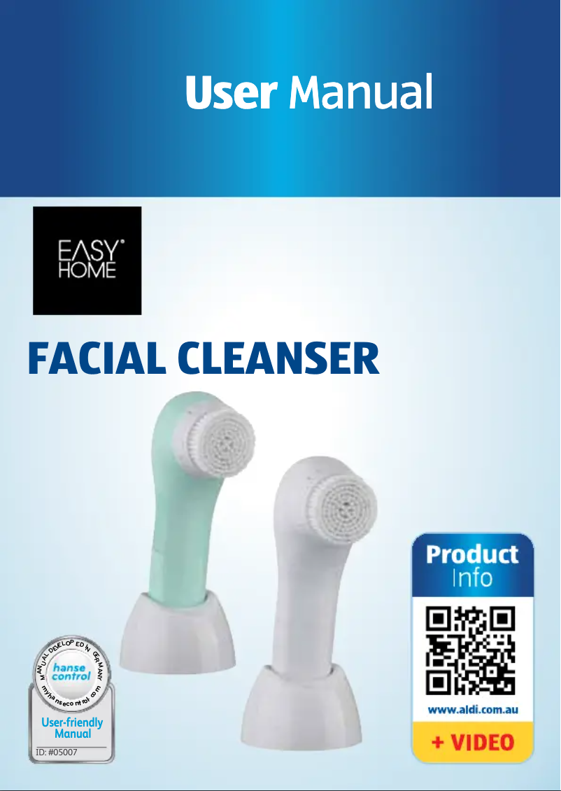 Page n°1 - Manuel utilisateur Easy Home GT-FCv-01