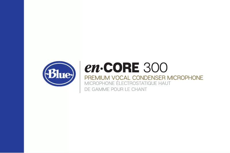 Image de la première page du manuel de l'appareil enCORE 300