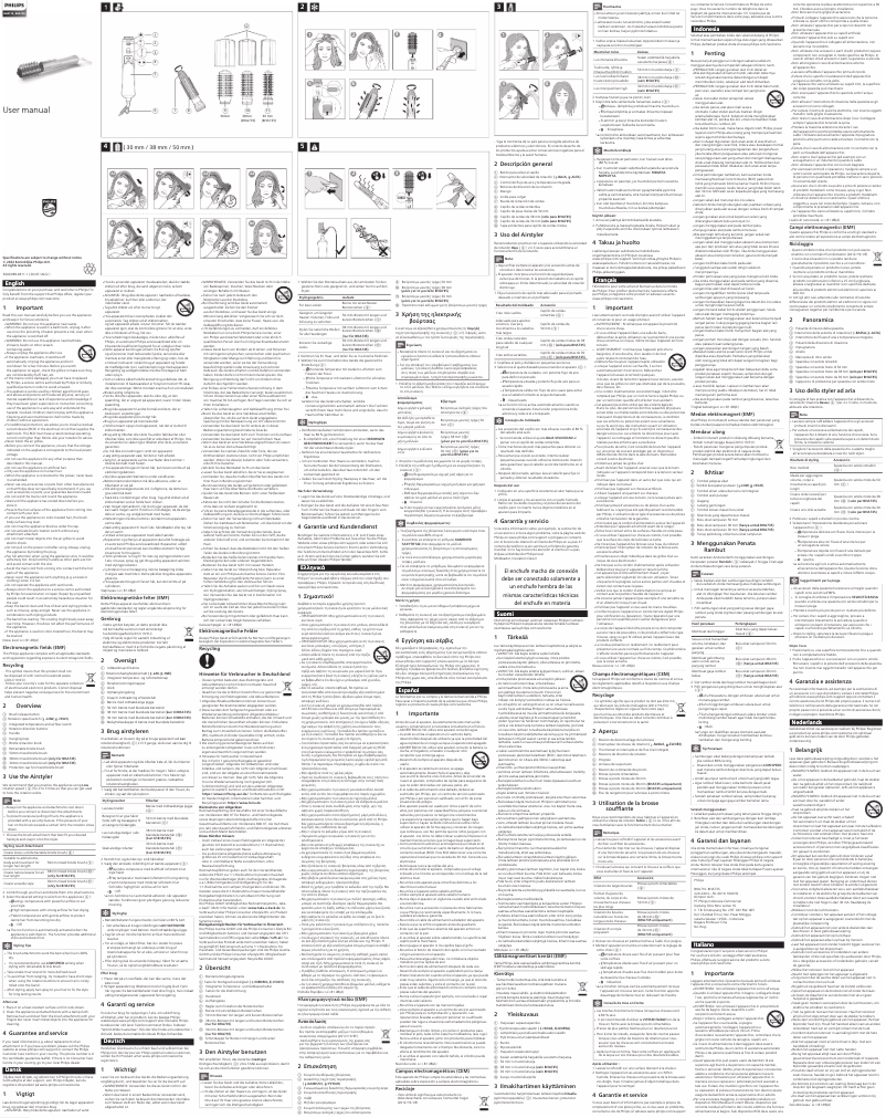 Imagen de la primera página del manual del dispositivo BHA710