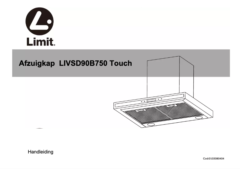 Página 1 del manual Manual de usuario Limit LIVSD90B750 Touch