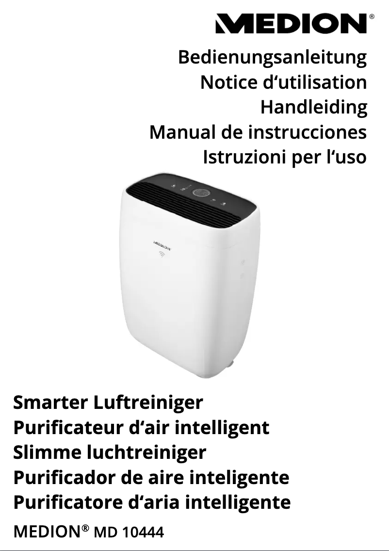 Page n°1 - Manuel utilisateur Medion MD 10444