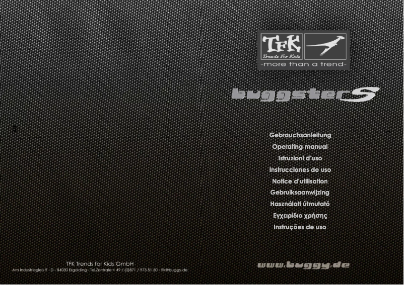 Page n°1 - Manuel utilisateur TfK Buggster S