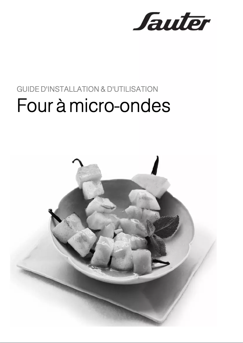 Image de la première page du manuel de l'appareil SME1230X