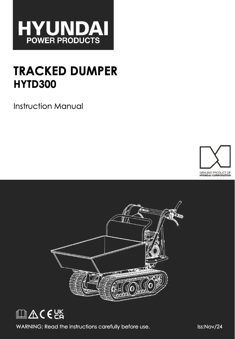 Image de la première page du manuel de l'appareil HYTD300