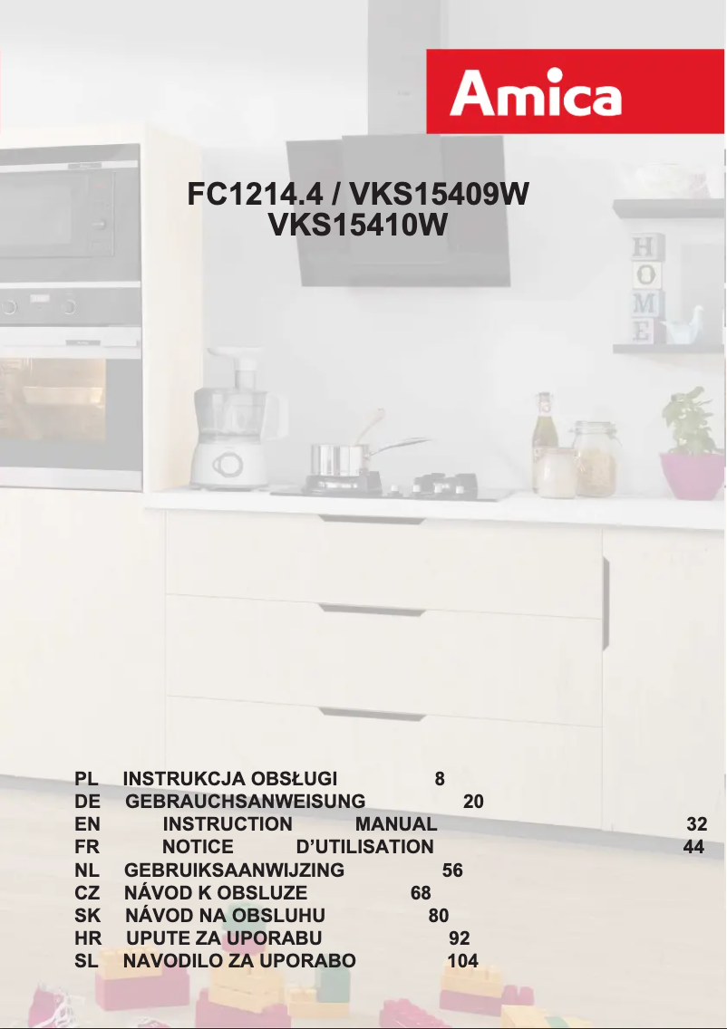 Image de la première page du manuel de l'appareil FC1214.4