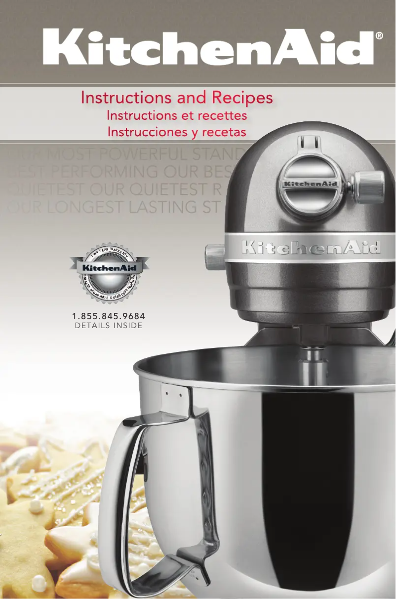 Page 1 de la notice Manuel utilisateur KitchenAid RKSM7581OB