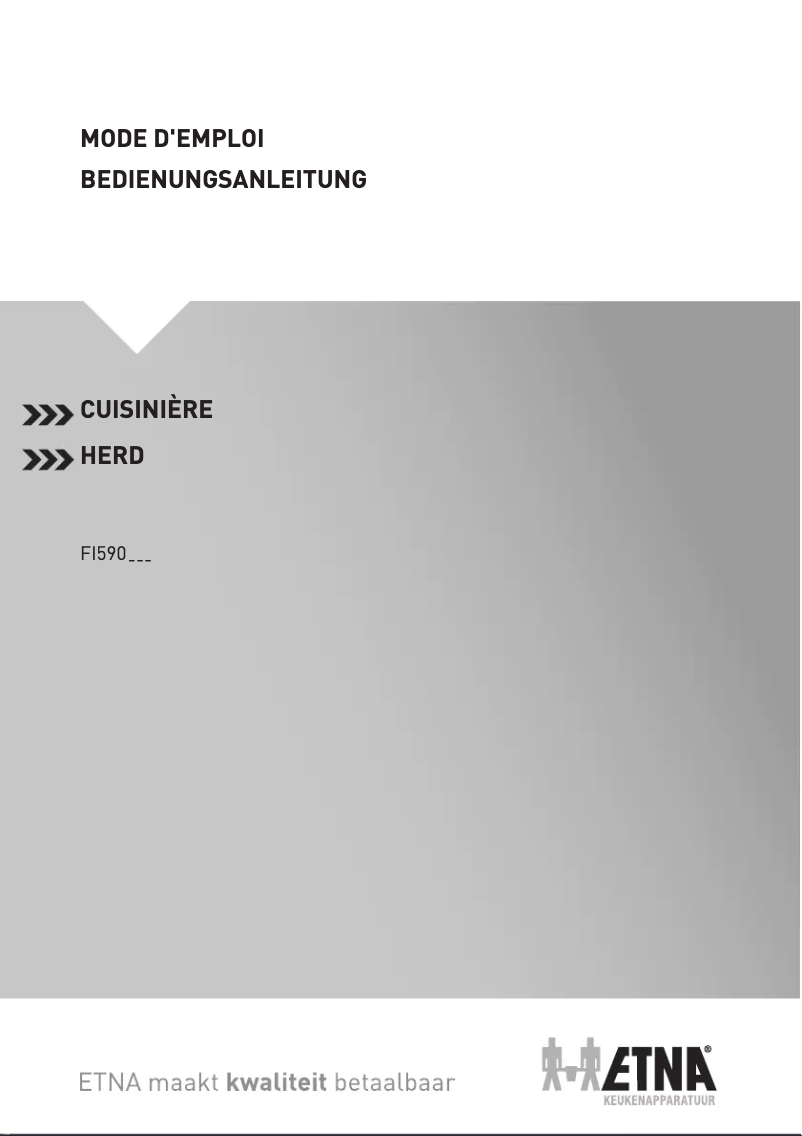 Page n°1 - Manuel utilisateur Etna FI590