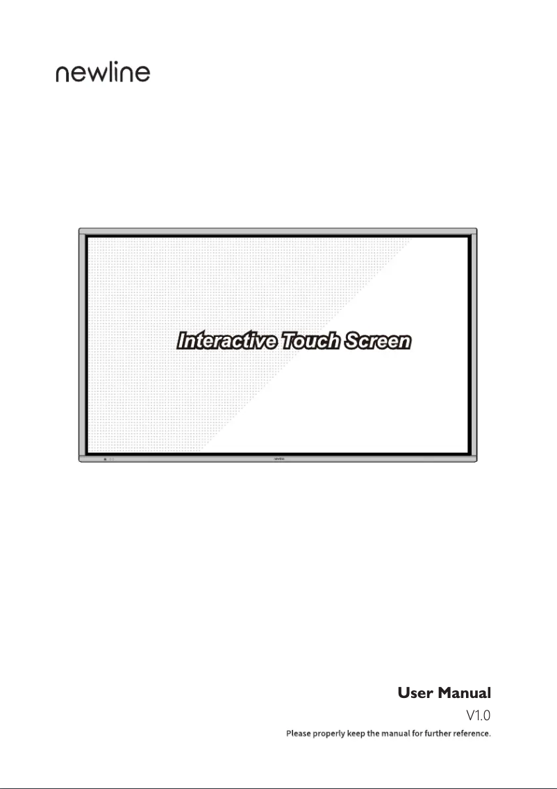 Page n°1 - Manuel utilisateur Newline TT-5521IP