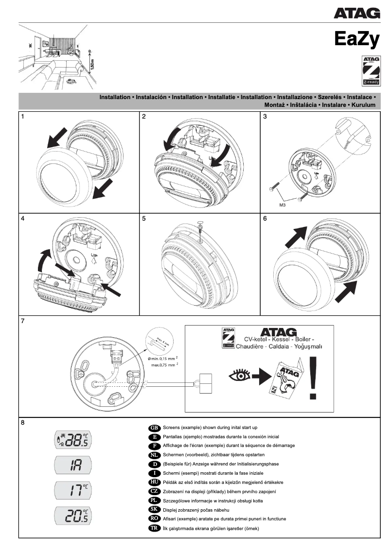 Image de la première page du manuel de l'appareil EaZy