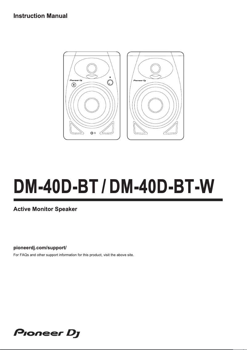 Page n°1 - Manuel utilisateur Neumann DM-40D-BT
