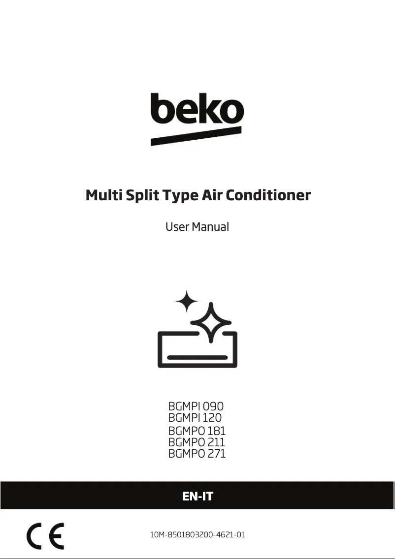 Page 1 de la notice Manuel utilisateur Beko BGMPO 181