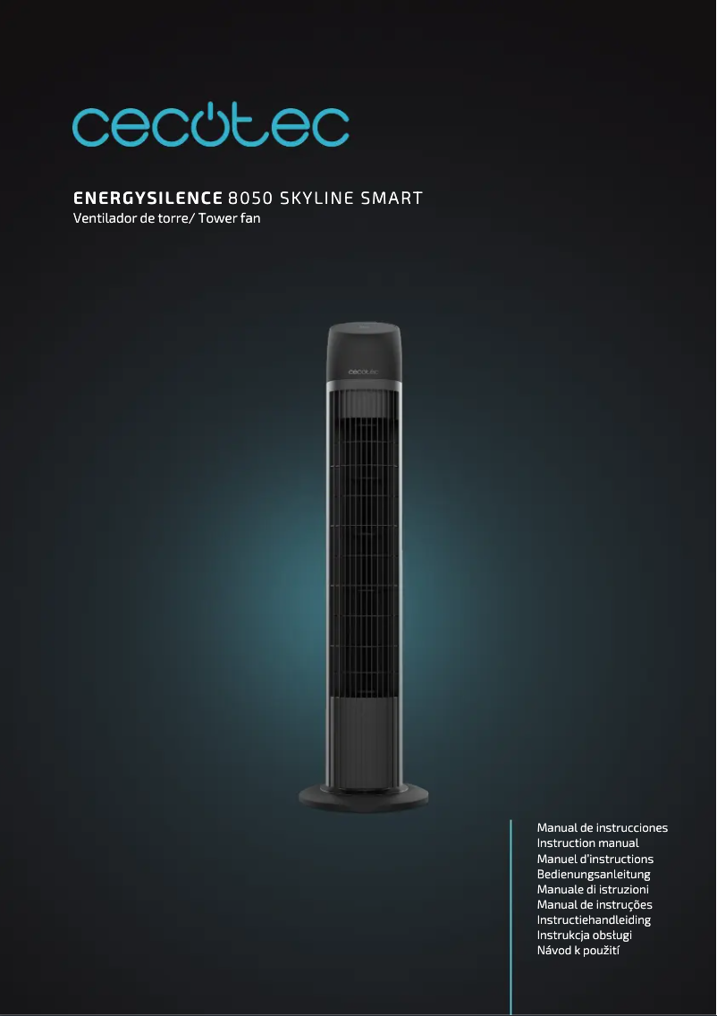 Página 1 del manual Manual de usuario Cecotec EnergySilence 8050 Skyline Smart