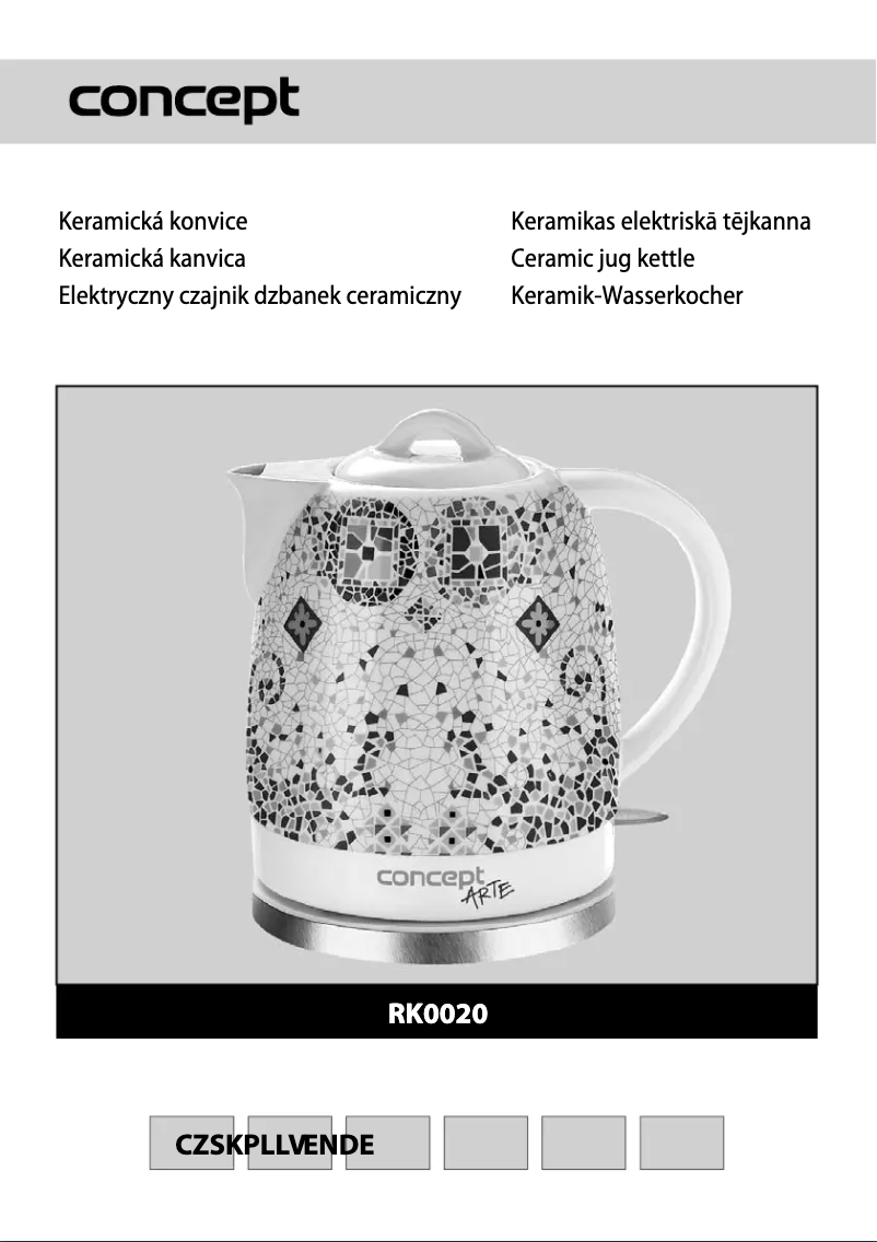 Image de la première page du manuel de l'appareil RK-0020