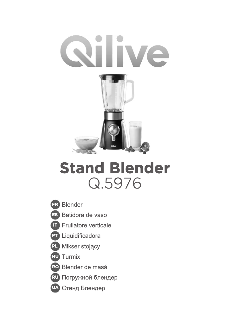 Page n°1 - Manuel utilisateur Qilive Q.5976
