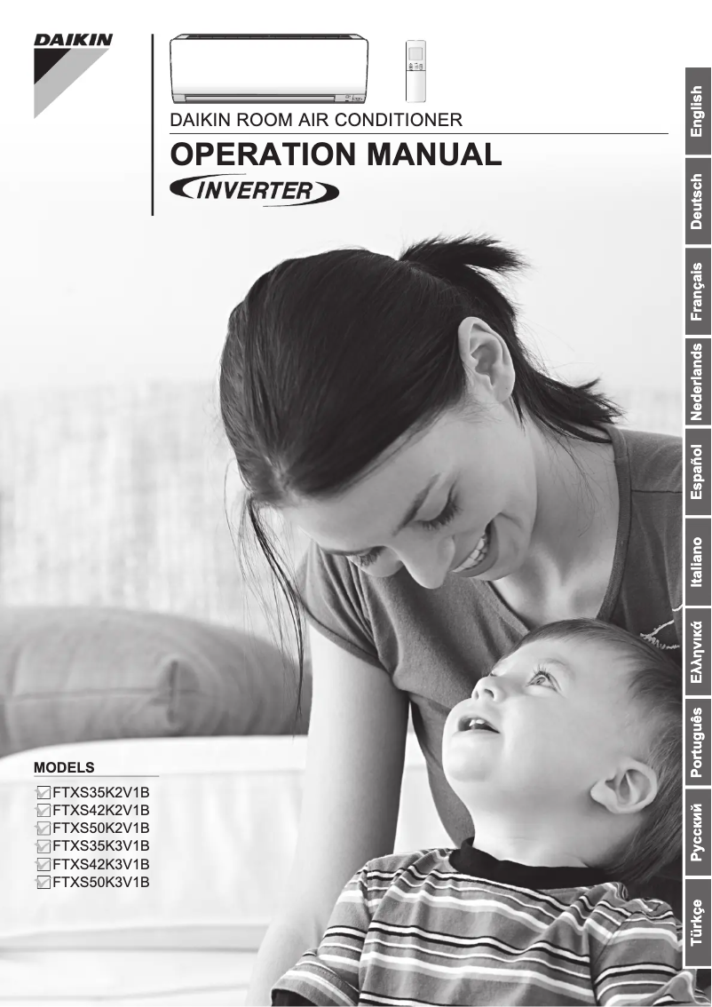 Image de la première page du manuel de l'appareil FTXS50K3V1B