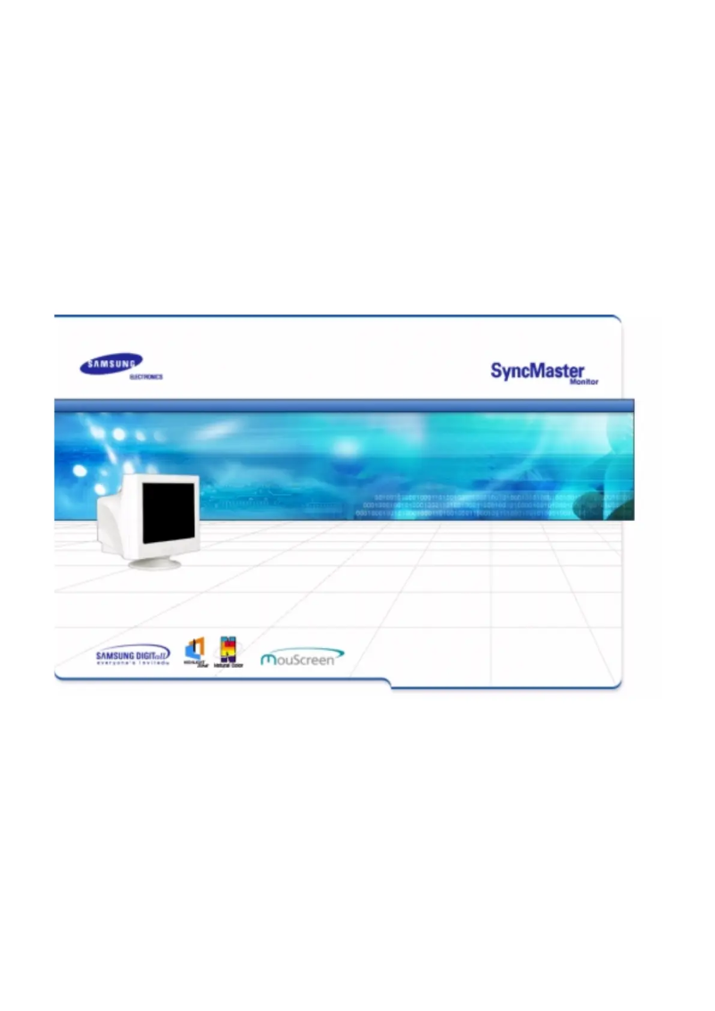 Page n°1 - Manuel utilisateur Samsung SyncMaster 757DFX