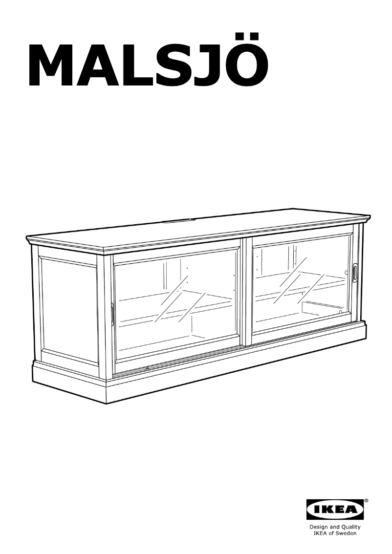 Image de la première page du manuel de l'appareil MALSJÖ 004.745.84