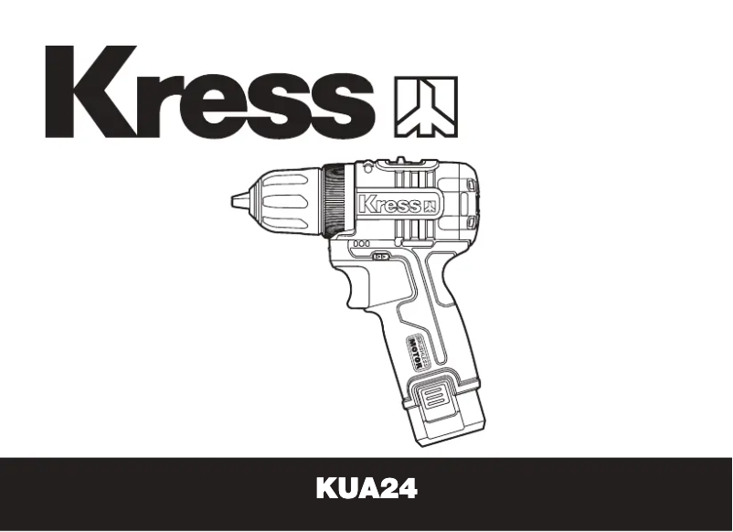 Page n°1 - Manuel utilisateur Kress KUA24