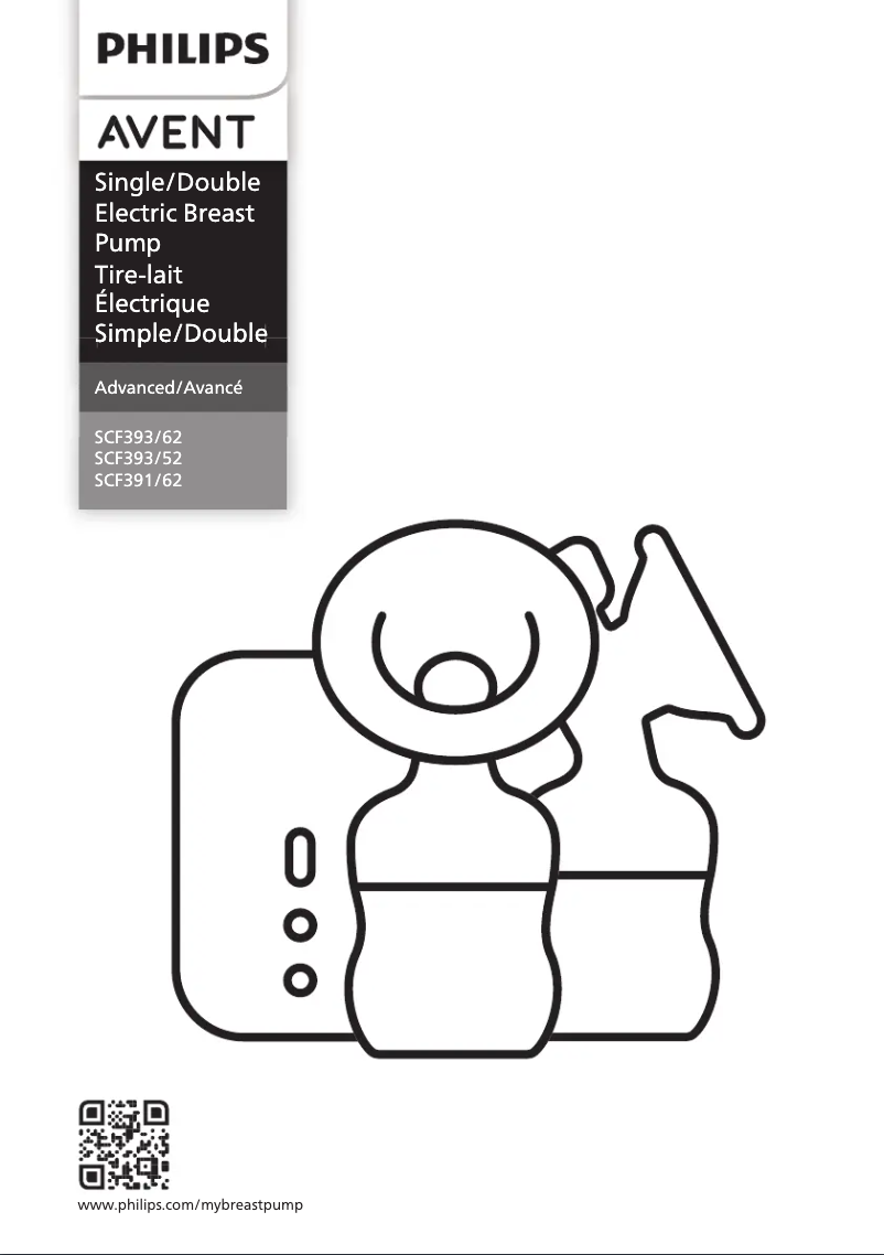Page 1 de la notice Manuel utilisateur Philips Avent SCF391