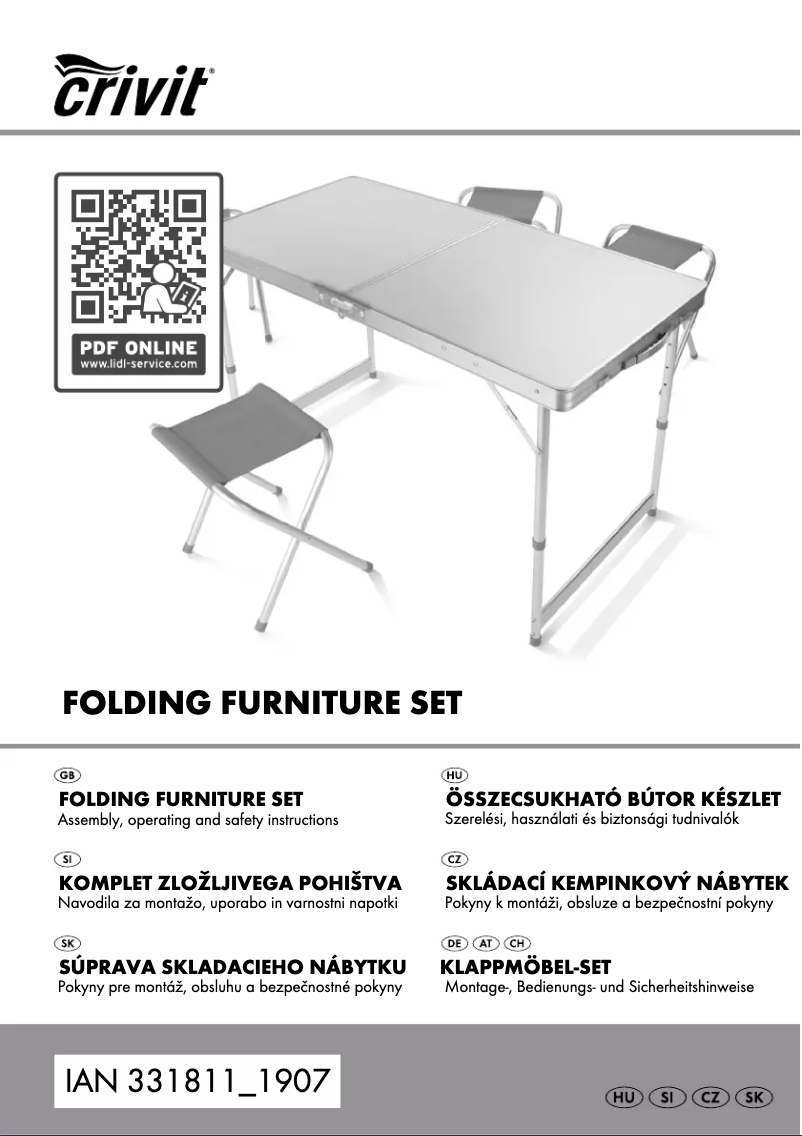 Image de la première page du manuel de l'appareil IAN 311885