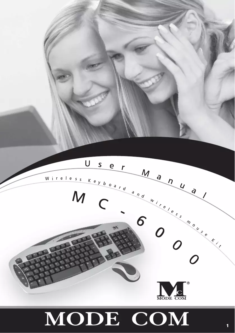 Image de la première page du manuel de l'appareil MC-6000
