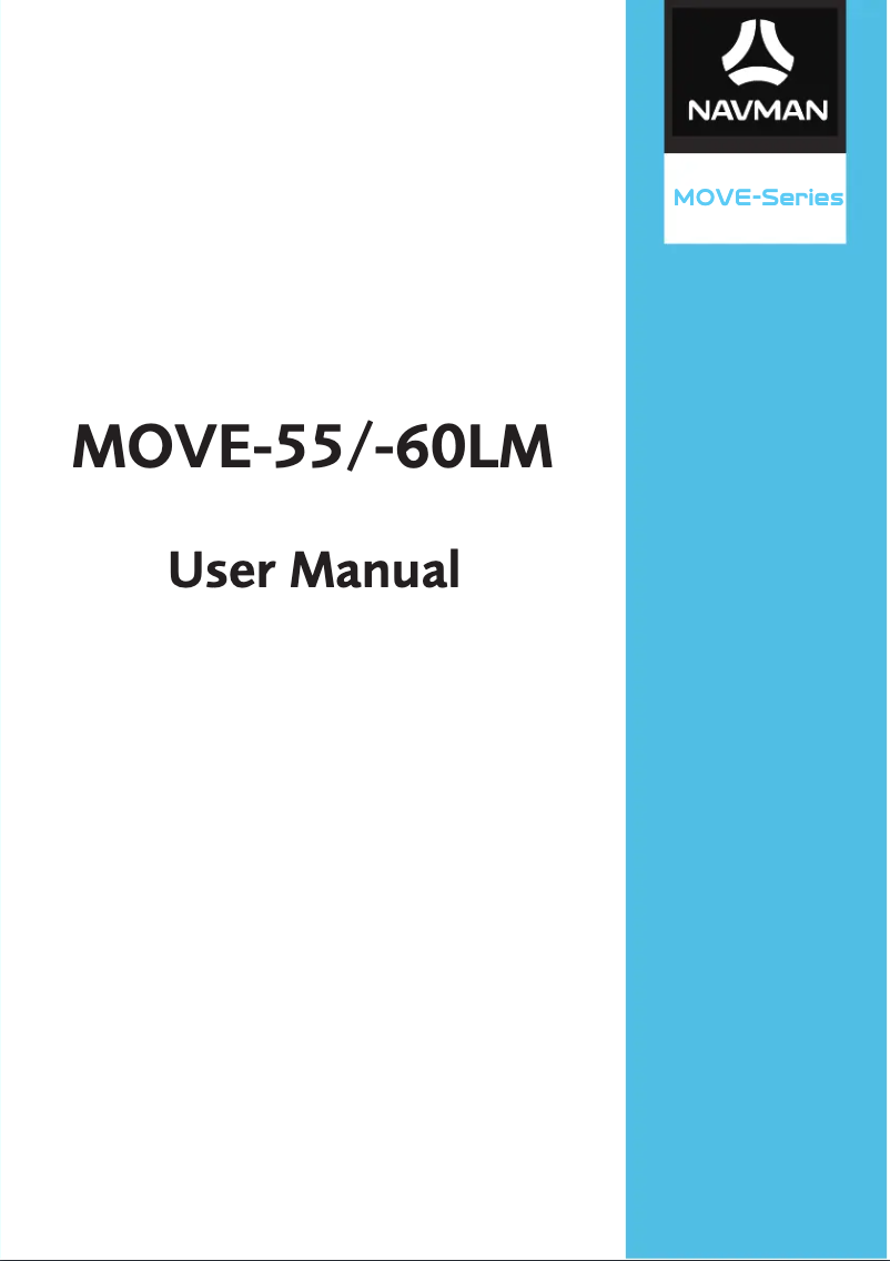 Page n°1 - Manuel utilisateur Navman MOVE-60LM