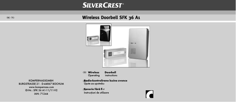 Página 1 del manual Manual de usuario SilverCrest SFK 36 A1