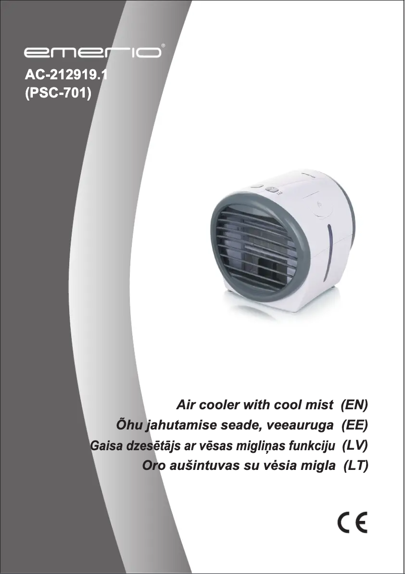 Página 1 del manual Manual de usuario Emerio AC-212919.1